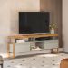 Rack Esmeralda 2 PT Nature e Off White 180 cm
