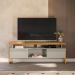 Rack Esmeralda 2 PT Nature e Off White 180 cm