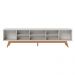 Rack Fortaleza Off White e Freijó 218 cm