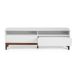 Rack Fresh 2 Gavetas Branco e Imbuia