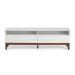 Rack Fresh 2 Gavetas Branco e Imbuia