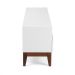 Rack Fresh 2 Gavetas Branco e Imbuia