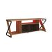 Rack Gamer para TV até 60 Polegadas Linus com LED 2 PT Mel e Preto