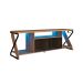 Rack Gamer para TV até 60 Polegadas Linus com LED 2 PT Mel e Preto