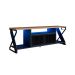 Rack Gamer para TV até 60 Polegadas Linus com LED 2 PT Preto e Mel