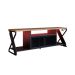 Rack Gamer para TV até 60 Polegadas Linus com LED 2 PT Preto e Mel
