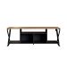 Rack Gamer para TV até 60 Polegadas Linus com LED 2 PT Preto e Mel