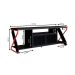 Rack Gamer para TV até 60 Polegadas Linus com LED 2 PT Preto e Vermelho
