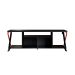 Rack Gamer para TV até 60 Polegadas Linus com LED 2 PT Preto e Vermelho