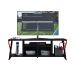 Rack Gamer para TV até 60 Polegadas Linus com LED 2 PT Preto e Vermelho