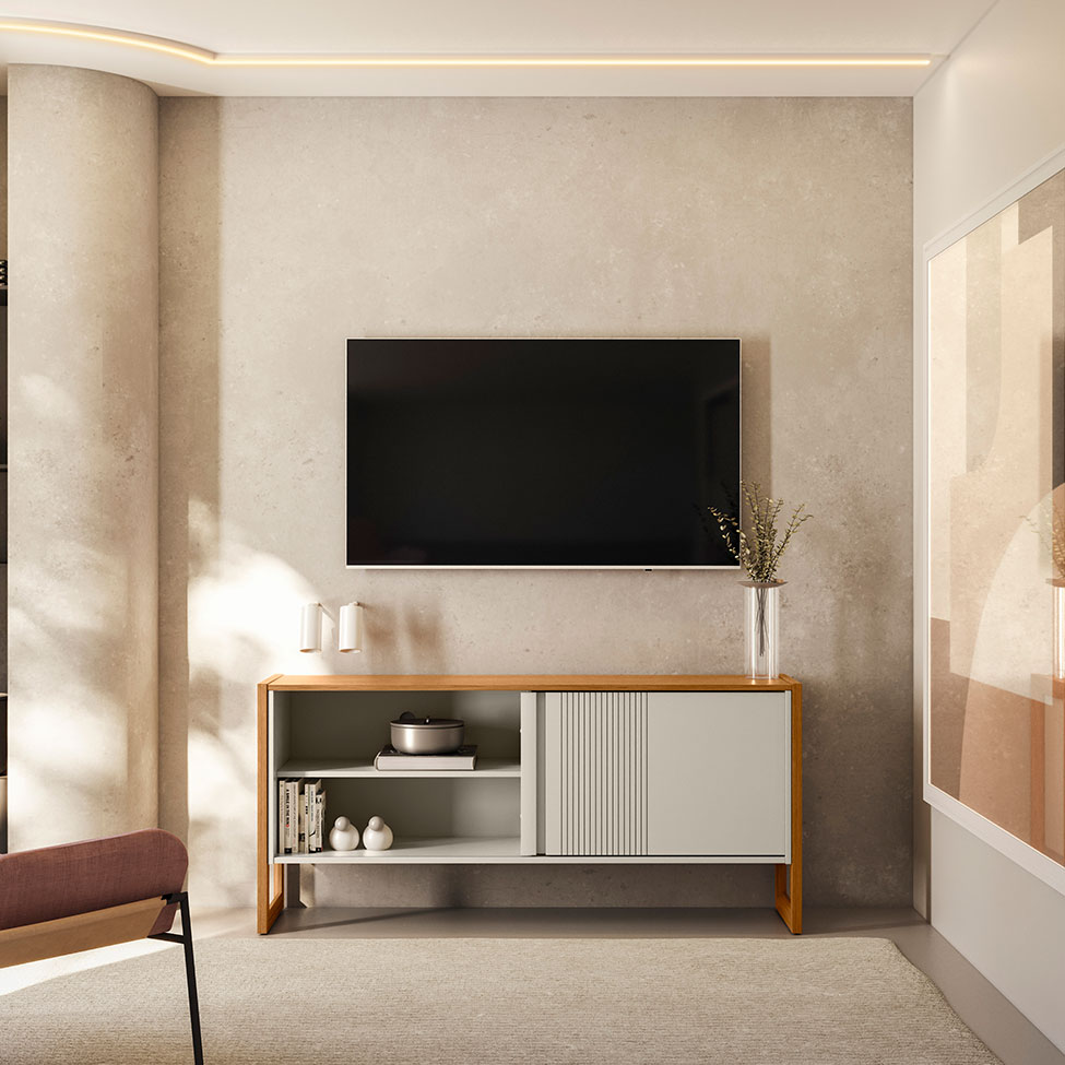 Rack Gold 1 PT Nature e Off White 141 cm