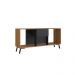 Rack Gregor Mel e Preto 136 cm