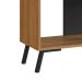 Rack Gregor Mel e Preto 136 cm
