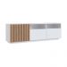 Rack Harry Branco e Mel 180 cm