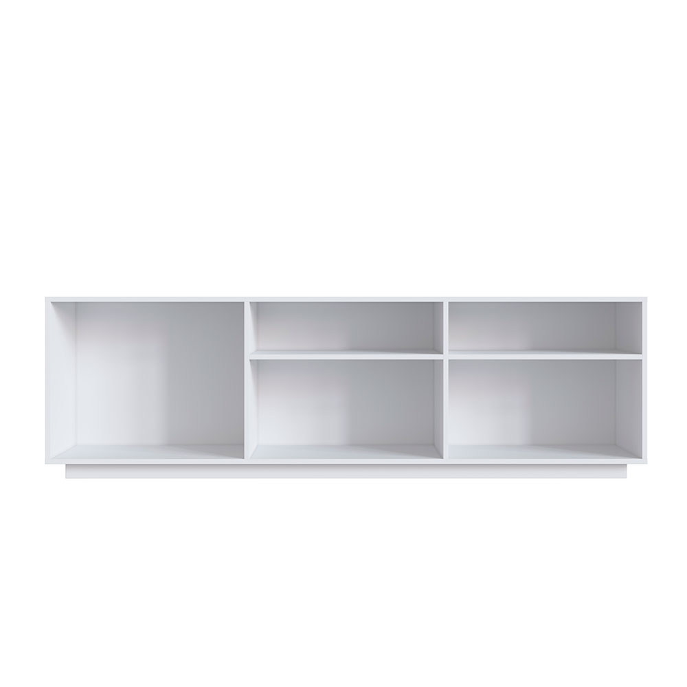 Rack Harry Branco e Mel 180 cm