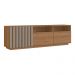 Rack Harry Mel e Fumê 180 cm