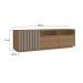 Rack Harry Mel e Fumê 180 cm