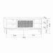Rack Industrial Buriti 1 PT Preto 135 cm