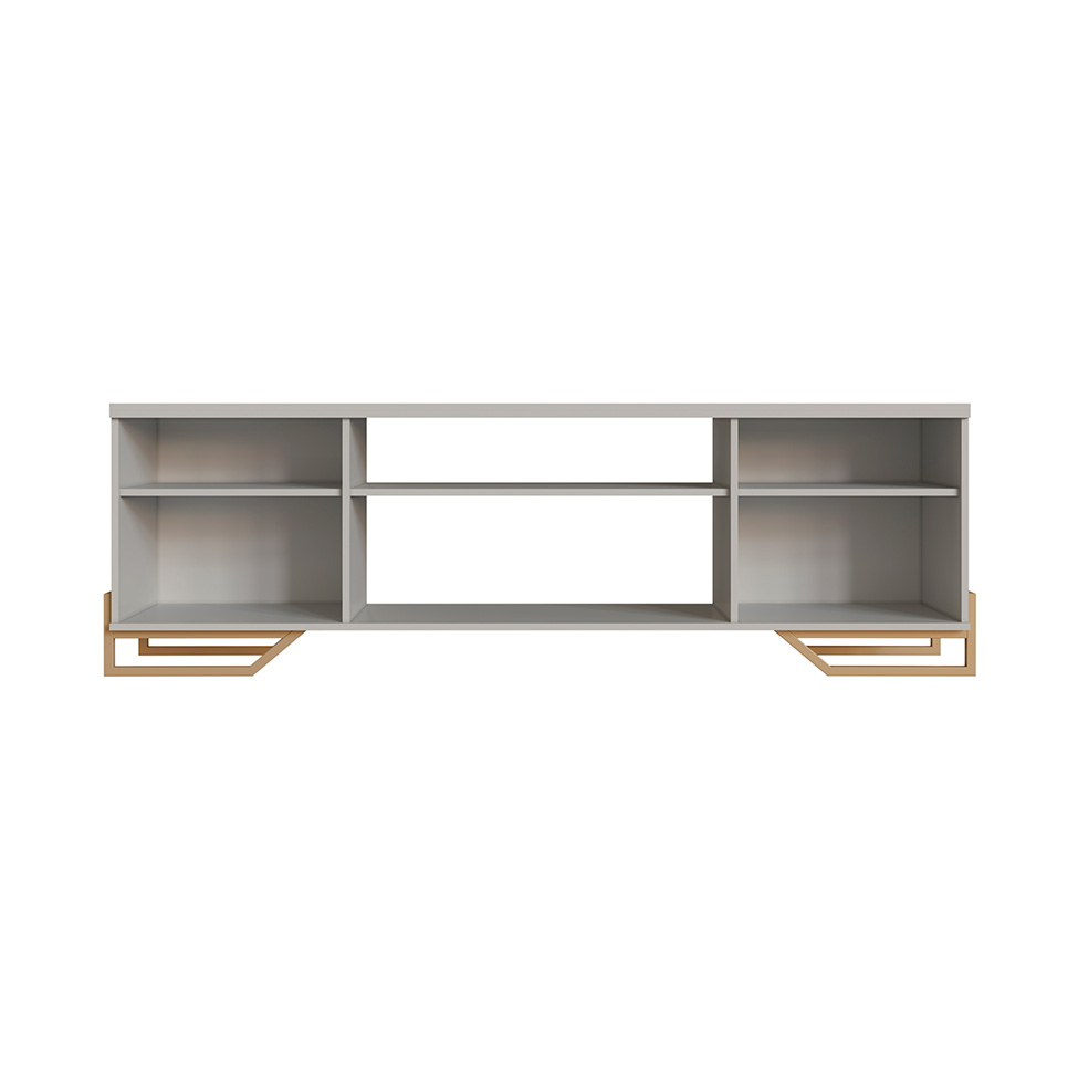 Rack Industrial Grille 2 Portas Arenas e Dourado 183 cm