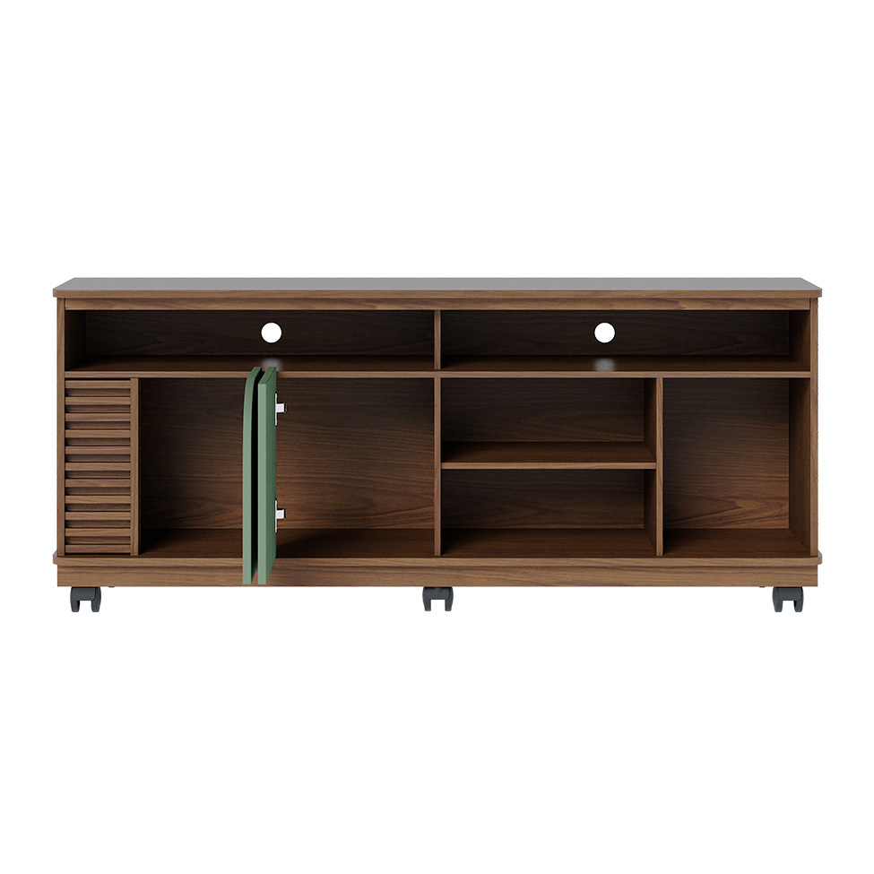 Rack Jurerê 2 PT Amêndoa e Hortelã 150 cm