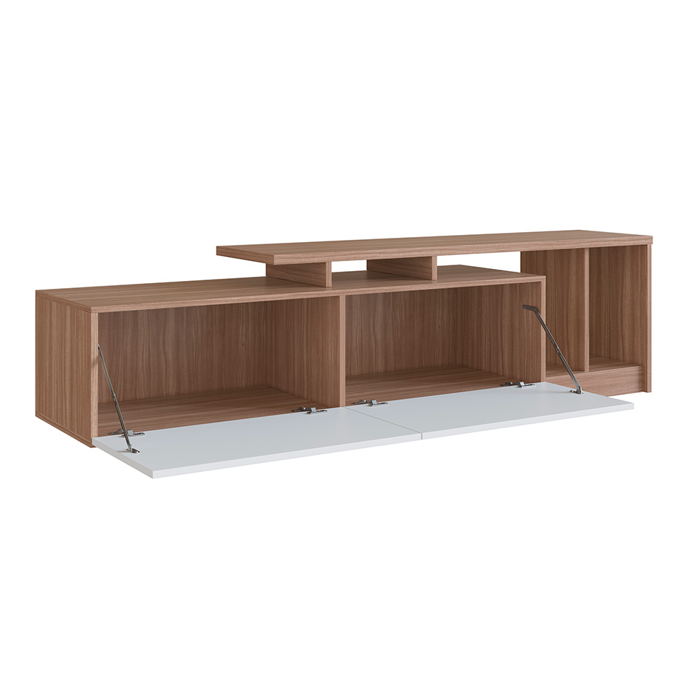 Rack Linea 2 PT Montana e Branco 162 cm