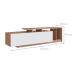 Rack Linea 2 PT Montana e Branco 162 cm