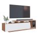 Rack Linea 2 PT Montana e Branco 162 cm