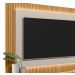 Rack Los Angeles e Painel para TV até 70 Polegadas São Paulo com LED 2 GV Tauari e Off White
