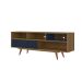Rack Lyon Freijó e Azul Marinho 162 cm