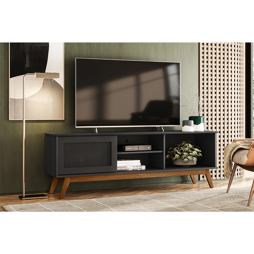 Rack Panamá 1 PT Preto 162 cm