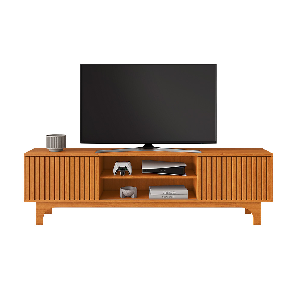 Rack Para TV até 70 Polegadas Trunfo 2 PT Cinamomo
