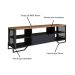 Rack Paricel 1 GV Preto 183 cm