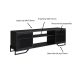 Rack Paricel 2 PT Preto 183 cm