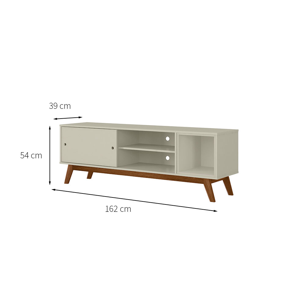 Rack Retrô Malibu Off White 162 cm