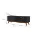 Rack Retrô Malibu Preto 162 cm