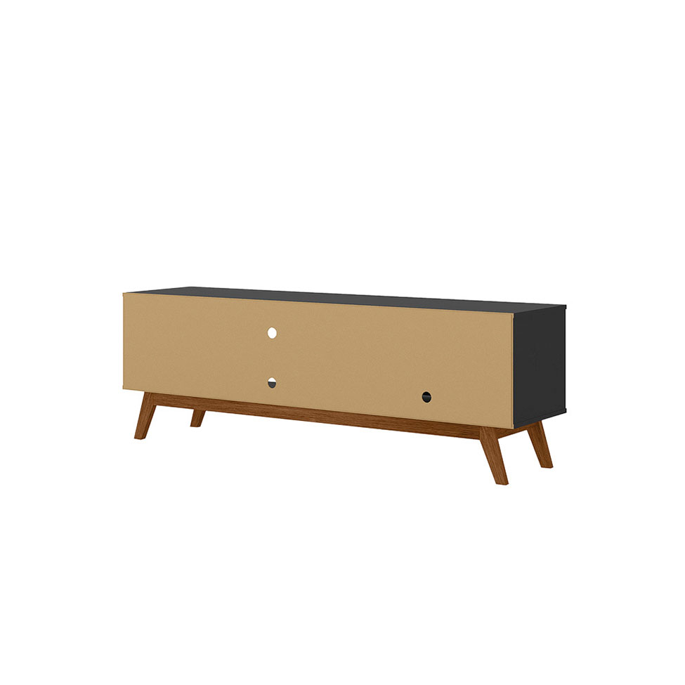 Rack Retrô Malibu Preto 162 cm
