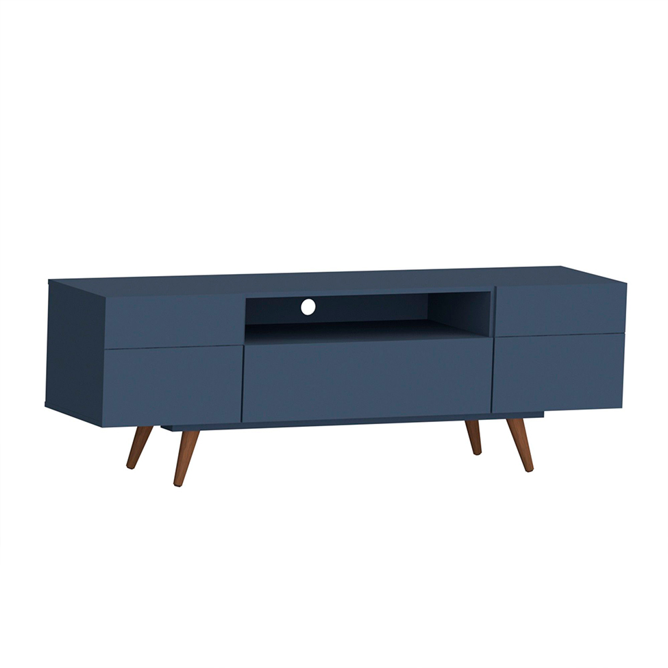 Rack Retrô Paris Azul 162 cm