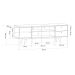 Rack Retrô Rostock Branco 160 cm