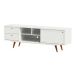 Rack Retrô Weimar Branco 162 cm