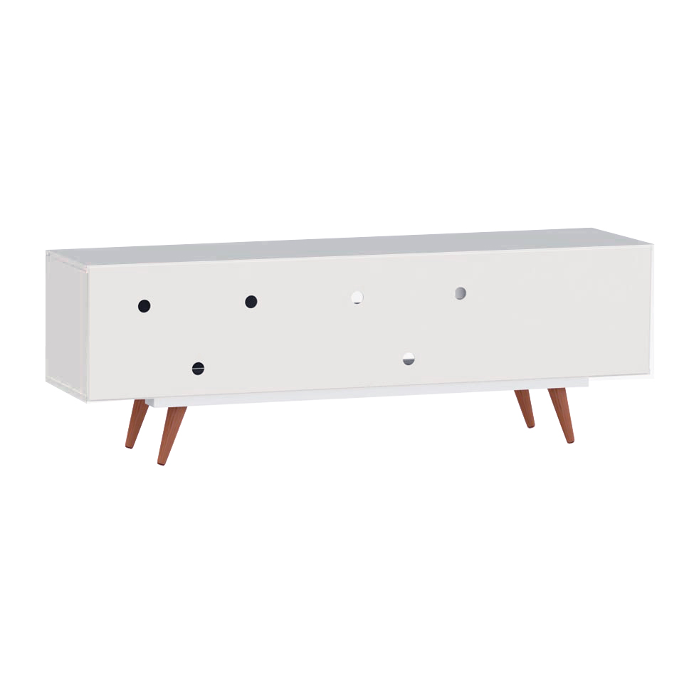 Rack Retrô Weimar Branco 162 cm