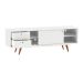 Rack Retrô Weimar Branco 162 cm