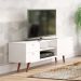 Rack Retrô Weimar Branco 162 cm