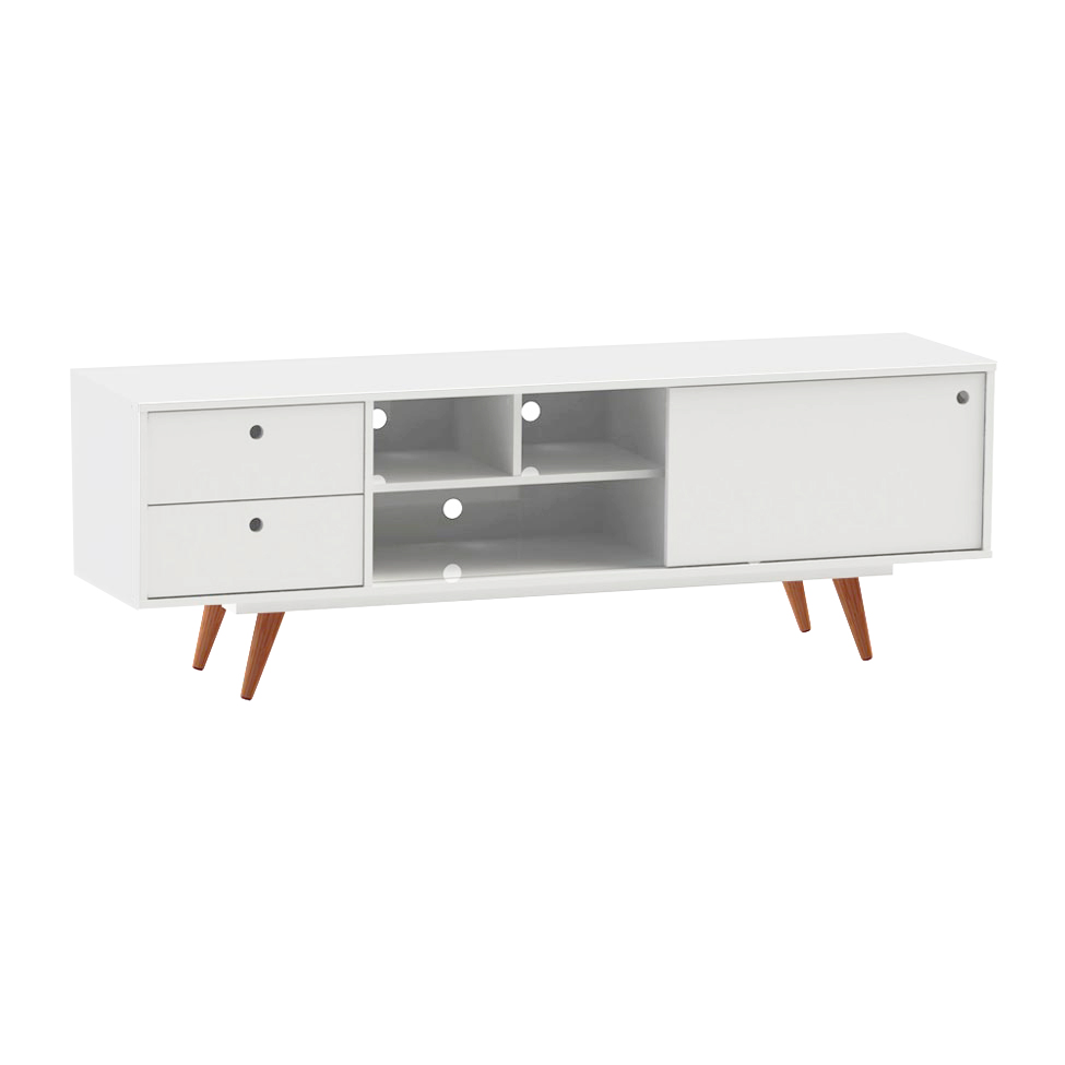Rack Retrô Weimar Branco 162 cm
