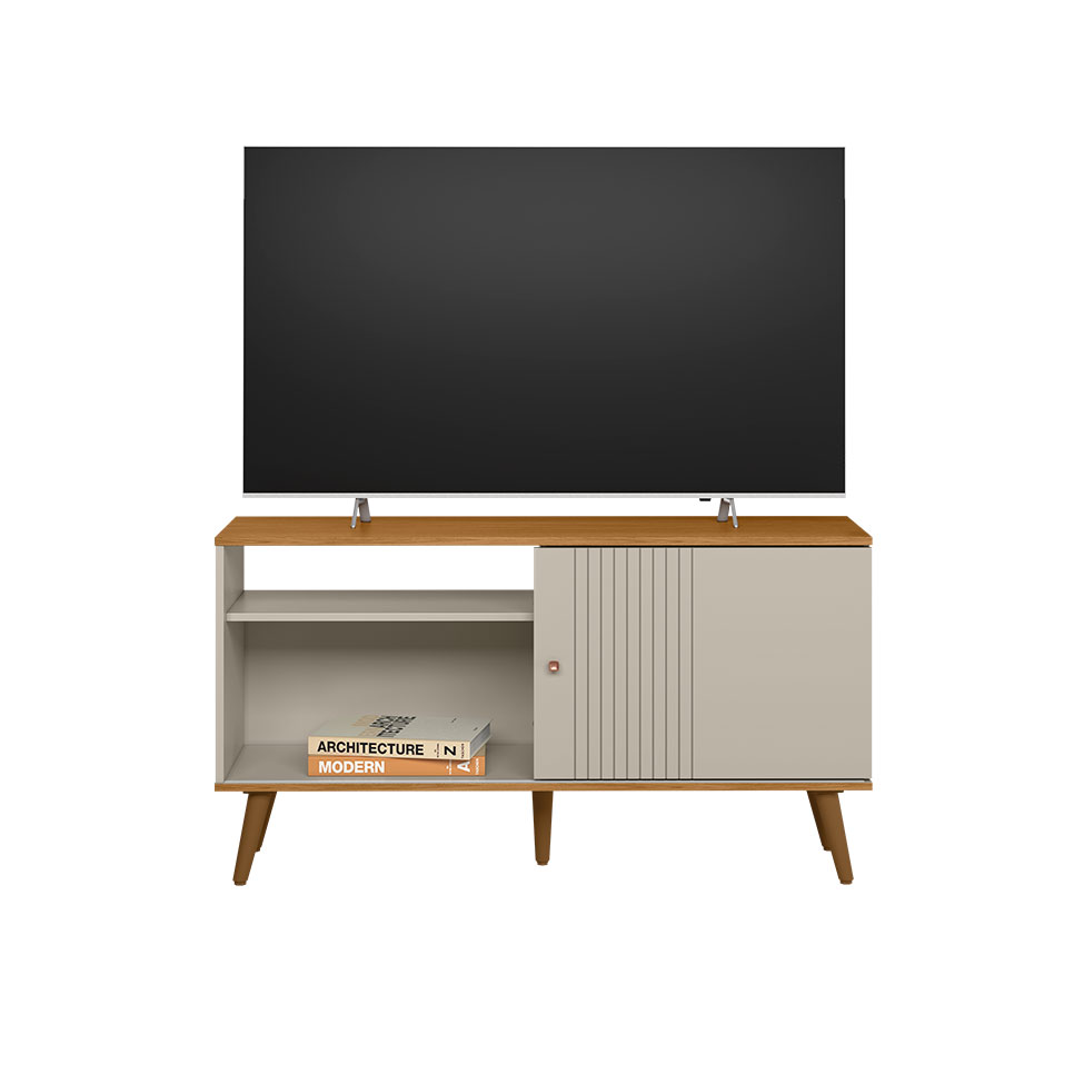 Rack Rubi 1 PT Nature e Off White 120 cm