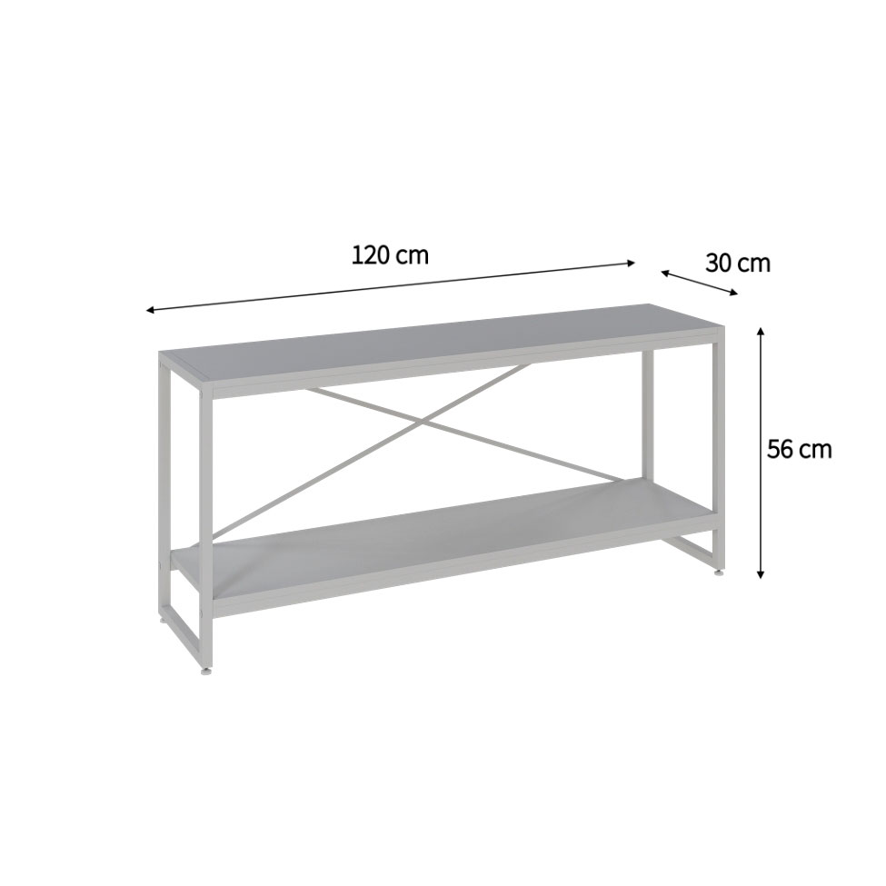 Rack Studio Branco 120 cm