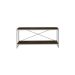 Rack Studio Carvalho Dark e Branco 120 cm