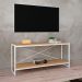 Rack Studio Mel e Branco 120 cm