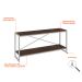 Rack Studio Nogal e Branco 120 cm