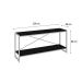 Rack Studio Preto e Branco 120 cm