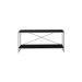 Rack Studio Preto e Branco 120 cm